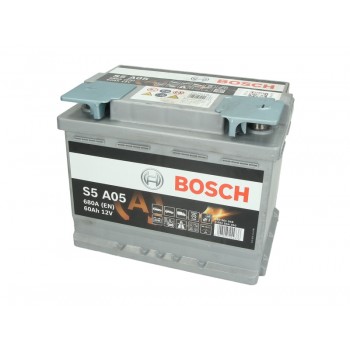 Аккумулятор Bosch 60Ah/680A AGM 0 092 S5A 050