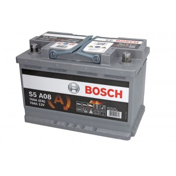 Аккумулятор Bosch 70Ah/760A AGM 0 092 S5A 080