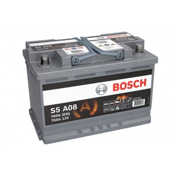 Аккумулятор Bosch 70Ah/760A AGM 0 092 S5A 080