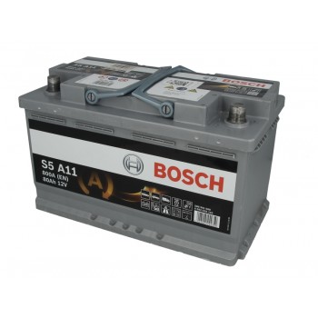Аккумулятор Bosch 80Ah/800A AGM 0 092 S5A 110