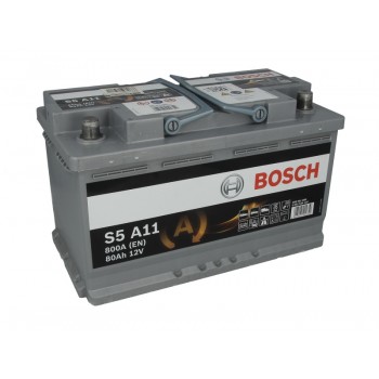Аккумулятор Bosch 80Ah/800A AGM 0 092 S5A 110