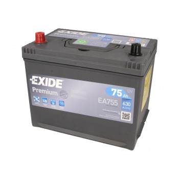 Аккумулятор Exide 75Ah/630A PREMIUM EA755