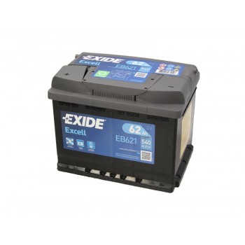 Аккумулятор Exide 62Ah/540A EXCELL EB621