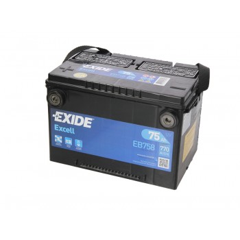 Аккумулятор Exide 75Ah/770A EXCELL EB758
