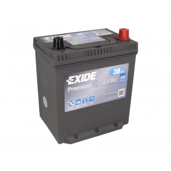 Аккумулятор Exide 38Ah/300A PREMIUM EA386