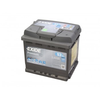 Аккумулятор Exide 53Ah/540A PREMIUM EA530