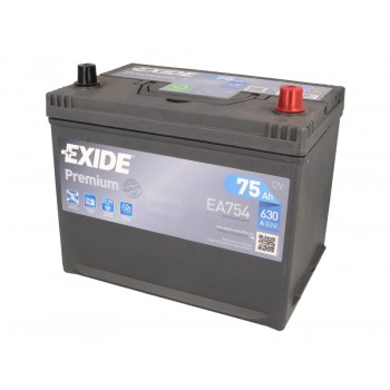Аккумулятор Exide 75Ah/630A PREMIUM EA754