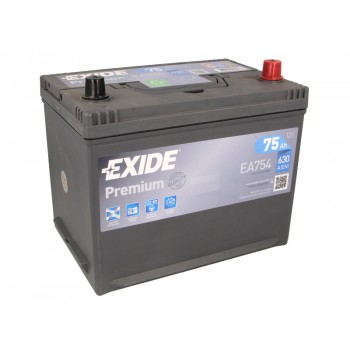 Аккумулятор Exide 75Ah/630A PREMIUM EA754
