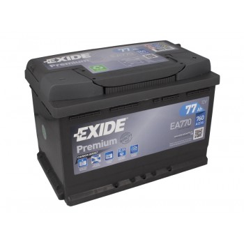 Аккумулятор Exide 77Ah/760A PREMIUM EA770