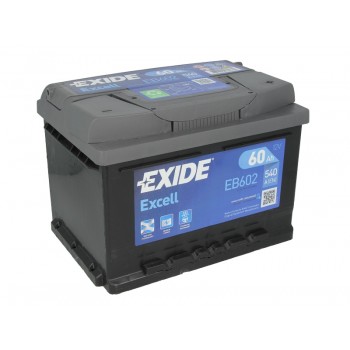 Аккумулятор Exide 60Ah/540A EXCELL EB602
