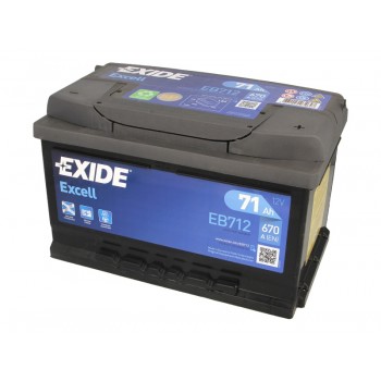 Аккумулятор Exide 71Ah/670A EXCELL EB712