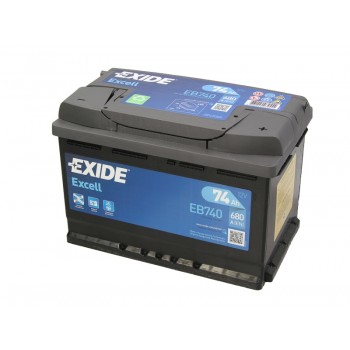 Аккумулятор Exide 74Ah/680A EXCELL EB740
