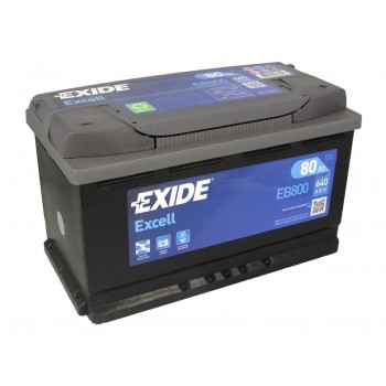 Аккумулятор Exide 80Ah/640A EXCELL EB800