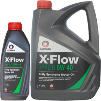 Моторное масло Comma  X-FLOW G 5W40 SYNT. 1L