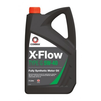 Моторное масло Comma X-FLOW G 5W40 SYNT. 5L