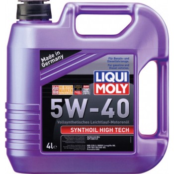 Моторное масло Liqui Moly Synthoil High Tech 5W-40 4L