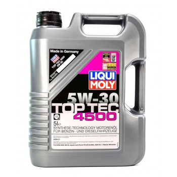 Моторное масло Liqui Moly Top Tec 4500 5W-30 5L