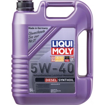 Моторное масло Liqui Moly Diesel Synthoil 5W-40 5L