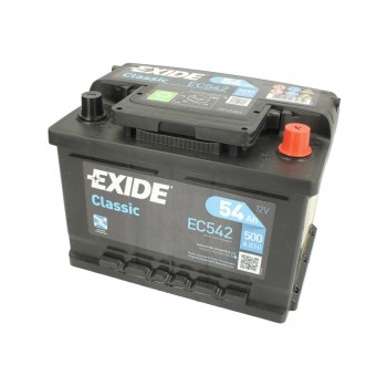 Аккумулятор Exide 54Ah/500A CLASSIC EC542
