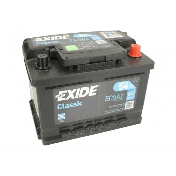 Аккумулятор Exide 54Ah/500A CLASSIC EC542