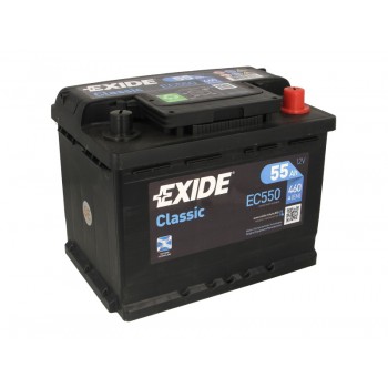 Аккумулятор Exide 55Ah/460A CLASSIC EC550