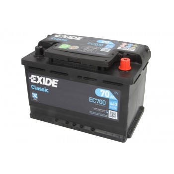 Аккумулятор Exide 70Ah/640A CLASSIC EC700