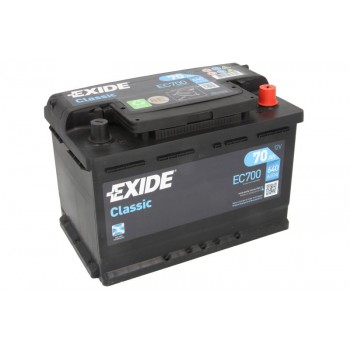 Аккумулятор Exide 70Ah/640A CLASSIC EC700