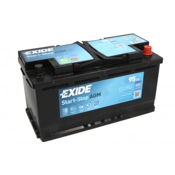 Аккумулятор Exide 95Ah/850A START&STOP AGM EK950