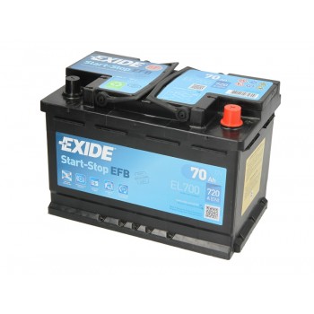 Аккумулятор Exide 70Ah/720A START&STOP EFB EL700
