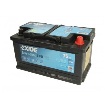 Аккумулятор Exide 75Ah/730A START&STOP EFB EL752