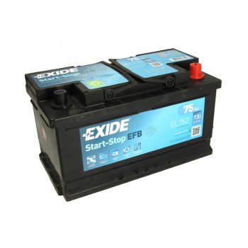 Аккумулятор Exide 75Ah/730A START&STOP EFB EL752