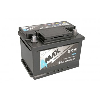 Аккумулятор 4Мах 60Ah/560A START&STOP EFB BAT60/560R/EFB/4MAX