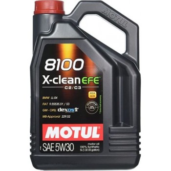 Моторное масло MOTUL 8100 X-CLEAN EFE 5W30 5L